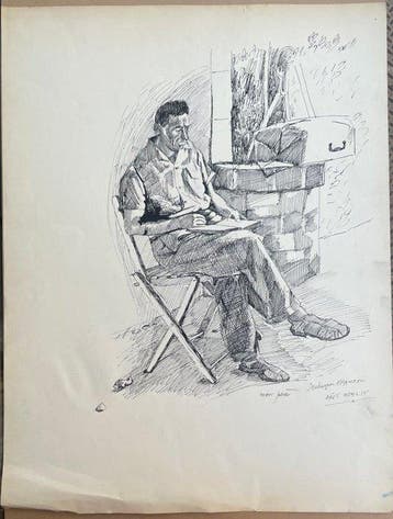 François Szulman (1931-2024) - Portrait de Mon père à la