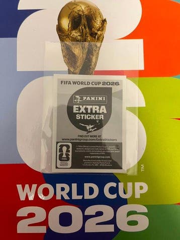 2026 Panini World Cup Stickers Erling Haaland Extra sticker, Nieuw