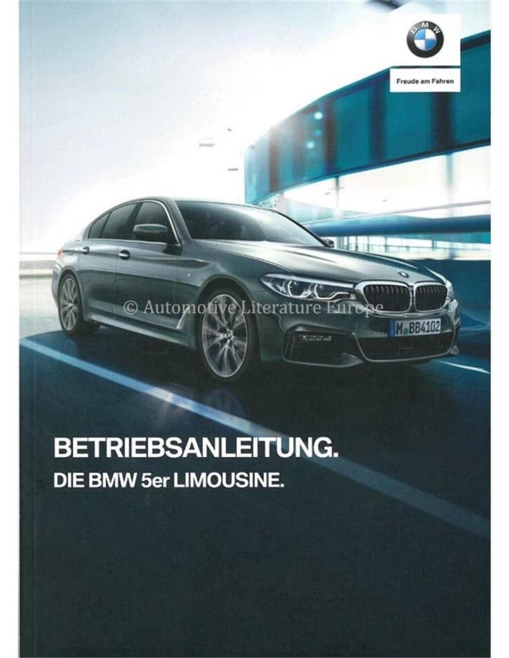 2018 BMW 5 SERIE LIMOUSINE INSTRUCTIEBOEKJE DUITS, Autos : Divers, Modes d'emploi & Notices d'utilisation, Enlèvement ou Envoi