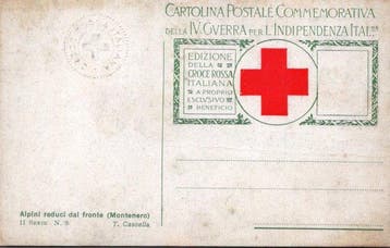Italie - Militaire, Première Guerre mondiale, Croix Rouge,, Verzamelen, Gelopen