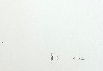 Jules Perahim (1914-2008) - Alphabet hébreu : le bouc