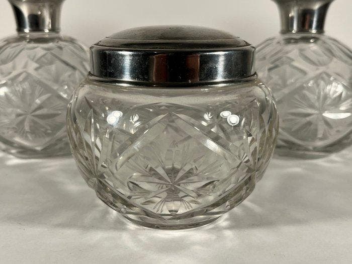 Flacon de parfum (3) - Cristal, Métal, Verre - Art déco, Antiquités & Art, Art | Objets design