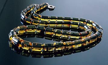 Ambre Collier unique en ambre balte - couleur très rare -