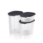 Tupperware One Touch Fresh set Zwart, Verzenden