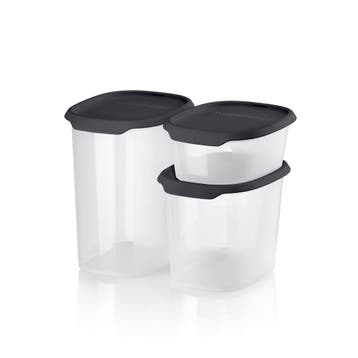 Tupperware One Touch Fresh set Zwart, Verzenden, Nieuw