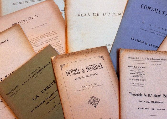 Charles II, Duke of Brunswick - - L’Affaire de la Succession, Antiquités & Art, Antiquités | Livres & Manuscrits