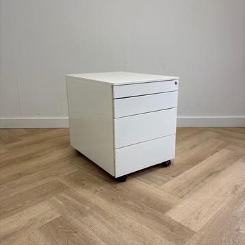 metalen ladeblok vv 4 lades + sleutel (hxbxd) 52x42x58 cm,, Gebruikt