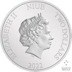 Niue. 2 Dollars 2022 1 oz Niue $2 NZD Doves Love is Precious