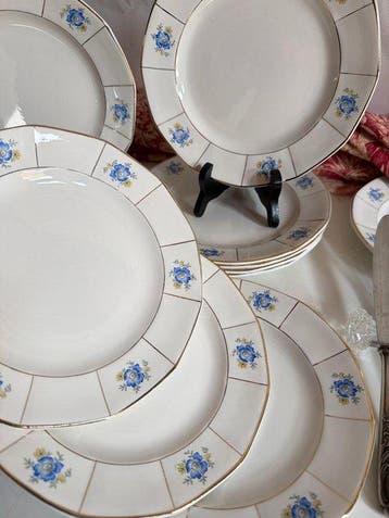 Sarreguemines - Tafelservies - Ware Opaak