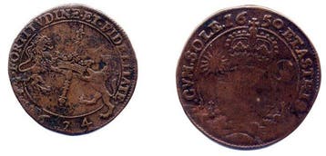 Spaanse Nederlanden. Felipe IV. Lot of 2 jetons 1624/ 1650