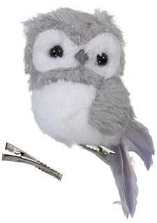Fluffy Uiltjes op clip Grijs set 6 stuks, Hobby & Loisirs créatifs