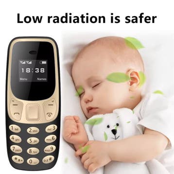 BM10 Mini Telefoon - 0.66 inch HD Scherm - Dual SIM -, Verzenden, Nieuw