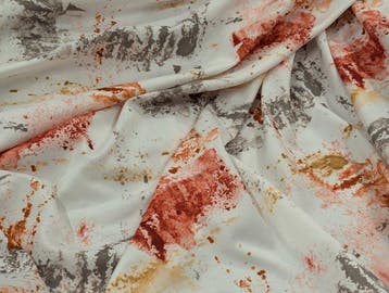 Telerie Simta Torino: Arte Astratta in Cotone Satinato per