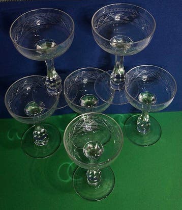 Kosta Boda - Fritz Kallenberg - Champagneglas - Mac Guirlang