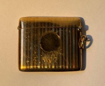 Vesta doosje - 9 kt goud - Henry Matthews 1910, Antiquités & Art