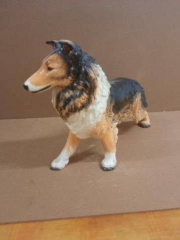 Goebel - sculptuur, Goebel - Gran figura de Perro Collie XXL