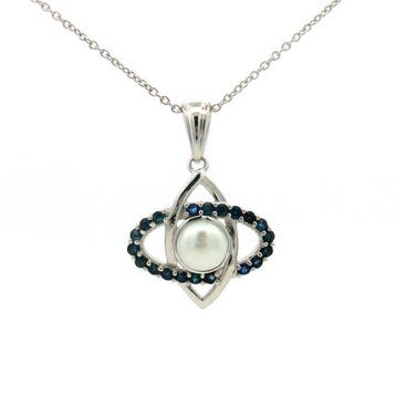 Zonder minimumprijs - 2-delige sieradenset Zilver - 5.83ct.