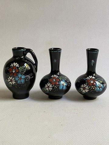 De Porceleyne Fles, Delft - Vase (3) - noir de Delft -