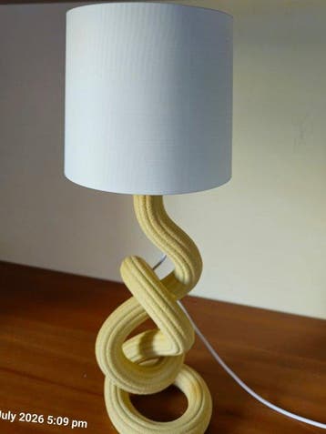 Tafellamp - ABS - Knot twist tafellamp