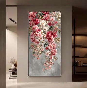 Valentino Ferrarini - Pink Flowers 140cm, Nieuw