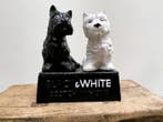 Black & White - Scotch Whisky Advertentiefiguur - Gietijzer