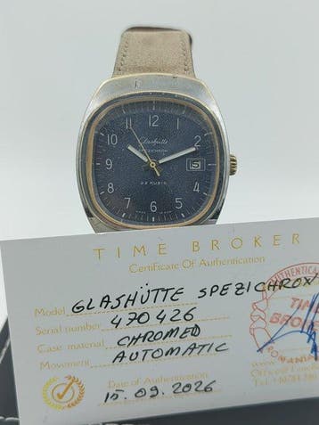 Glashütte - Spezichron - Zonder minimumprijs - Heren -, Nieuw