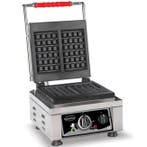 Wafelijzer | Enkel | Belgische Wafels (80x160mm) | 2.2kW, Verzenden, Nieuw in verpakking