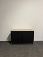 Roldeurkast - Ahrend - 74x120x45cm - Antraciet met zwarte ro, Ophalen of Verzenden, Kast