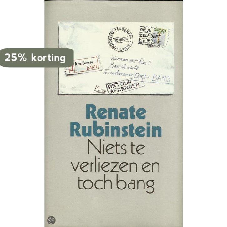 Niets te verliezen en toch bang 9789029035095 Rubinstein, Livres, Romans, Envoi