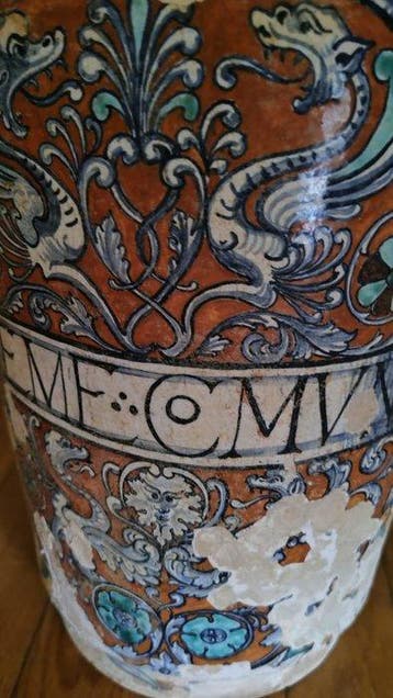 Vase - Porcelaine - Albarello rarissime
