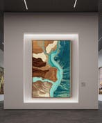 Lea Ottavi - Veins of Tides · XXL, Antiek en Kunst, Kunst | Schilderijen | Modern