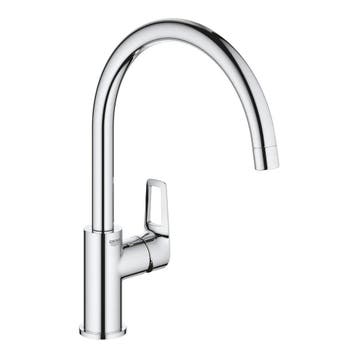 GROHE BauLoop 31368001 keukenkraan hoge uitloop, chroom, Ophalen of Verzenden, Nieuw