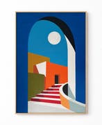 Nelson F. León - Portal Azul XL, Antiquités & Art