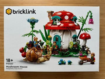 Lego - Bricklink Designer Program - 910037 - Mushroom House, Nieuw