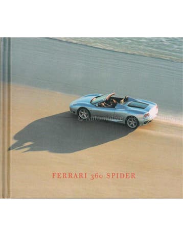 2000 FERRARI 360 SPIDER PRESSKIT BROCHURE 1596/00