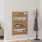vidaXL Schoenenkast 2 pcs Artisan Eiken 81 x 18 x 60 cm, Verzenden, Nieuw