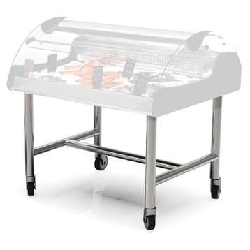 Onderstel | XL | RVS | Wielen (Geremd) | 680x880mm SAYL, Verzenden