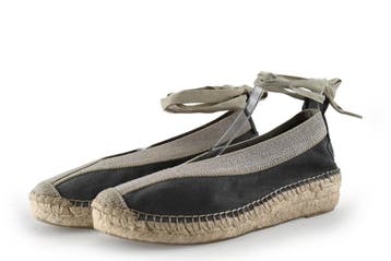 Shabbies Amsterdam Espadrilles in maat 39 Grijs, Espadrilles, Shabbies Amsterdam, Verzenden, Zo goed als nieuw