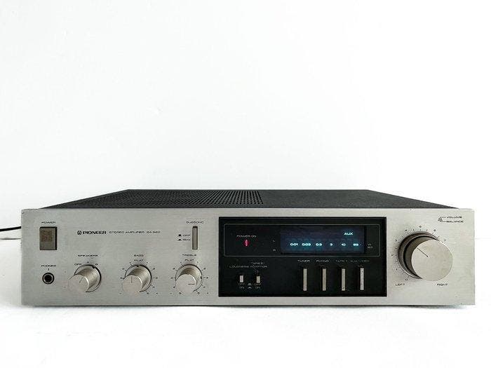 Pioneer - SA 520 GEEN RESERVE Blue line! Solid state, TV, Hi-fi & Vidéo, Radios