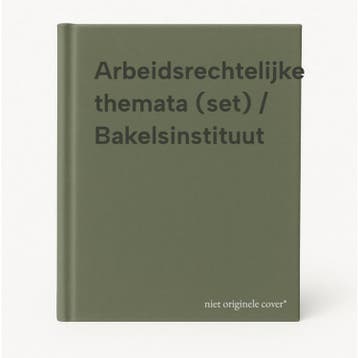 Arbeidsrechtelijke themata (set) / Bakelsinstituut, Livres, Livres Autre, Verzenden