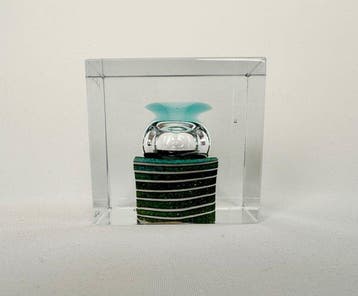 Iittala - Oiva Toikka - sculptuur, Annual Cube 1982 - 76 mm