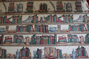Mirabello - Piero Fornasetti - Groot doek Boekenkast Piero, Antiek en Kunst