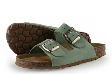 Plakton Muiltjes in maat 36 Groen, Kleding | Dames, Schoenen, Verzenden, Plakton, Zo goed als nieuw, Groen