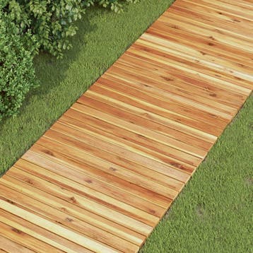 vidaXL Tuinpad 200x50 cm massief acaciahout, Tuin en Terras, Verzenden, Nieuw