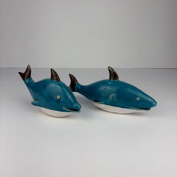 Mario Klara (1973) - Dolphin and Shark