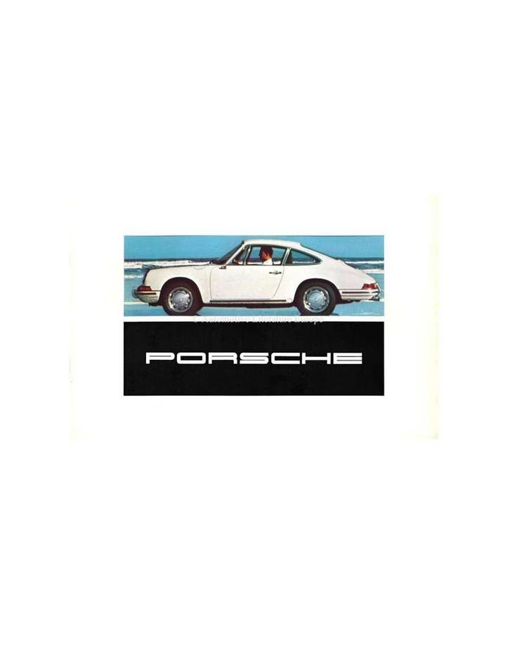 1967 PORSCHE 911 / 912 BROCHURE DUITS, Livres, Autos | Brochures & Magazines, Enlèvement ou Envoi