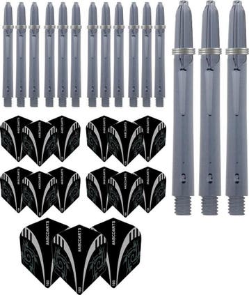 Dart Flights En Dart Shafts Combi pack - Tribal Edgeglow..., Sport en Fitness, Darts, Ophalen of Verzenden, Nieuw, Pijlen