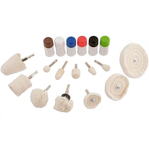 Polijstset PRO 18-delig GUNSON (Gunson gereedschap), Auto diversen, Autogereedschap, Nieuw, Verzenden