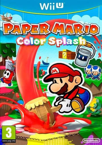 Paper Mario Color Splash (Wii U Games), Consoles de jeu & Jeux vidéo, Jeux | Nintendo Wii U, Ophalen of Verzenden