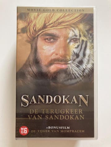 SANDOKAN / DE TIJGER VAN MOMPRACEM (VHS), Gebruikt